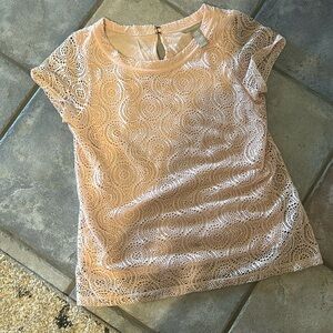 Lace Banana Republic blouse. Size M